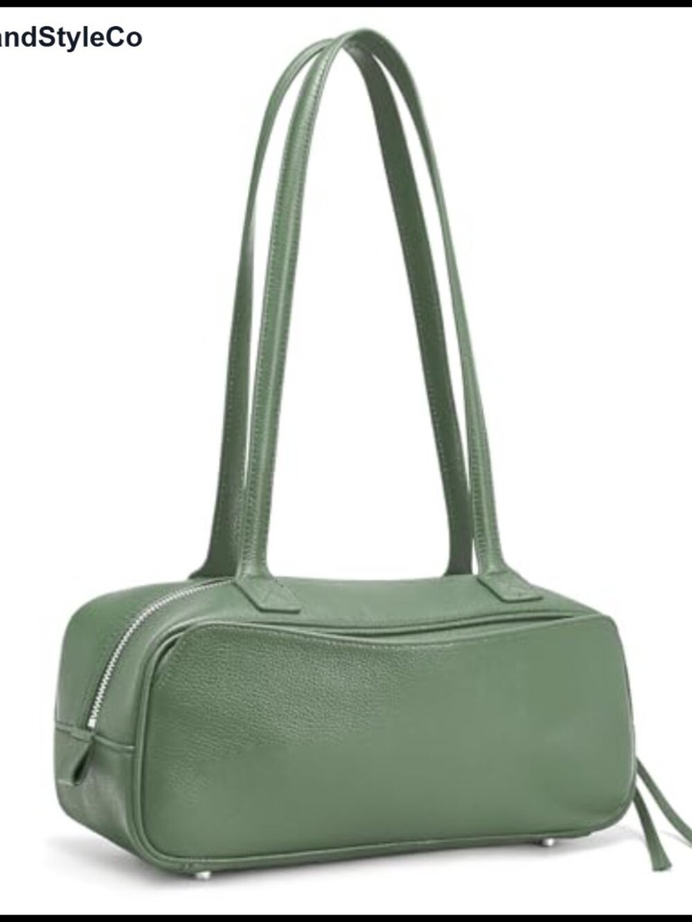 Genuine Leather Bowler Bag Satchel Shoulder Purse for Women Work Travel